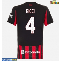 AC Milan Samuele Ricci #4 Heimtrikot Frauen 2025-26 Kurzarm